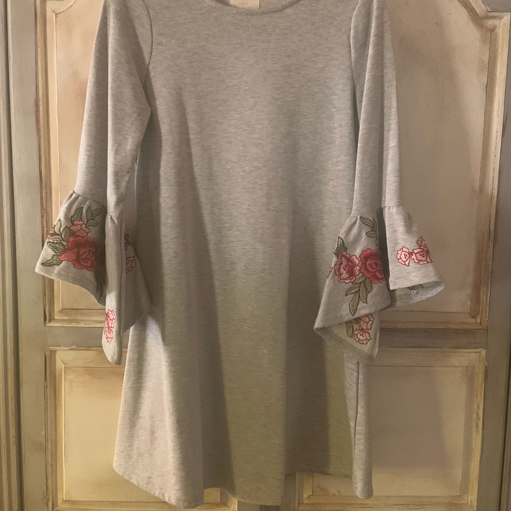 Grey Cupid cotton dress. Size small